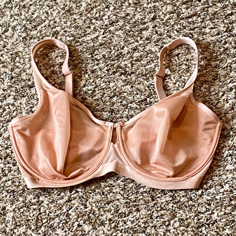 Soma Unbelievable Lift Scoop Balconette Unlined Bra 34G Nude - Picture 2 of 8